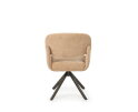 Eetkamerstoel Venice poot Venus 360 zwart - Be Cotton almond 2