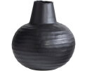Yuri Vaas Metaal Zwart 24xØ24cm - WOOOD Exclusive