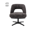 Eetkamerstoel Caldes draaibaar Chenille - TED 17 blue-grey