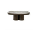 Salontafel Santino 90x90cm - bruin | Eleonora