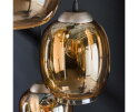 Hanglamp Philip mix 5-lichts - Amberkleurig glas