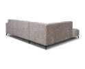 Hoekbank Milena Taupe - Astra 5 &ndash; Ottomane links &ndash; 274x210 cm