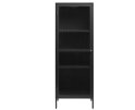 Vitrinekast Bronco tower 160 cm - Zwart