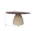 Brix Marron 86 cm