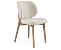 Eetkamerstoel Swan Eiken Bouclé - off white