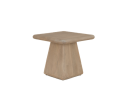 Asti Bijzettafel vierkant naturel 60 cm