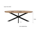 Eettafel Jesper Ovaal 160 cm - Naturel