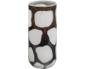 Blair Handgemaakte Vaas L Glas Zwart/wit - WOOOD Exclusive