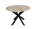 Eiken eettafel Ferris | Rond 110 cm | Naturel