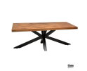 Salontafel Simba Mangohout spinpoot 120x60 cm