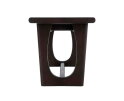 Eetkamerbank Flow eiken 155x40x45 cm - Espresso bruin - Japandi