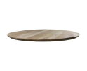 Tafelblad Bern rond -  140x140x3,5 - Naturel - Swiss edge - Mangohout