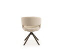 Eetkamerstoel Tokyo draaibaar Venus anodic bruin - Glory linen 110