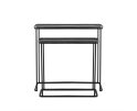 Sidetable Roan set van 2 metaal - Zwart