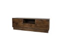 TV dressoir 150 met 2 deuren, 1 lade en 1 open vak, Dark Walnut - Kaapstad Collection