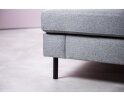 By-Olaf Hoekbank Malmo Links Grijs – 3-zits hoekbank - stof Malmo 90 - metalen poten – 268x189 cm