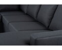Hoekbank Malmo 3-zits hoek links - Antraciet - 280x198 cm