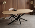 Eettafel Scarlett eiken Deens ovaal 160x90 - Mat gelakt | Meubelplaats