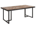 Dining table Criss Cross rectangular,78x200x100 cm, mixed wood