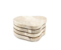 Coaster Marrone (set of 4) 11x6cm - beige | BY-BOO