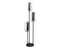 Vloerlamp Mesh rotate 3 lampen - Artic zwart