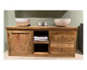 Benoa 1 Door 2 Drawer Mango Bathroom Cabinet 180