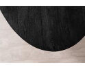 Eettafel Florence ovaal mangohout 200x100 cm - Zwart | Sandblasted