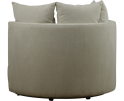 Fauteuil Ravi draaibaar - Loveseat - beige