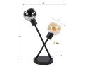 Tafellamp Sfera Tricolore 2L - Artic zwart