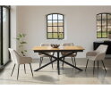 Eettafel Cesura uitschuifbaar Eiken melamine 90X160-200 CM