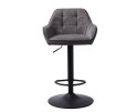 NOLAN BARSTOOL SQUARE DARK GREY