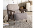 Fauteuil Francis - taupe | Eleonora