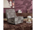 Relaxfauteuil Chill - Draaibaar & Verstelbaar - Cremona stof - Grey - 78&times;97&times;90 cm - Starfurn