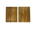 Snijplank naturel met groef - 35x25x3 - Naturel - Oud Teakhout