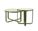 Coffee table Groovy 63x63cm - groen | BY-BOO