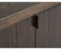 Dressoir Natu eiken 180x44x75 cm - japandi - Espresso bruin