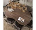Hanglamp 5+5+5 rib glass - Amber color glas