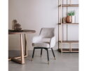 Lenno Armstoel - fabric Adore 11 Beige (draaibaar)