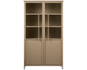 EXHIBIT VITRINEKAST METAAL KHAKI - BePureHome