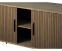Dressoir Nola eikenhout 180 cm - Bruin