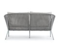 REIMS LOUNGE BENCH 2S L81 X W173 X H83.5CM (12053 )  -  ALU LIGHT GREY 17-5102 TPG (12053)