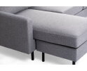 3 seater sofa CL L+R, fabric Malmo 90, M411 grey