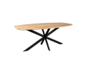 Eiken eettafel Ferris | Deens Ovaal 200 cm | Naturel
