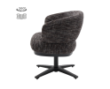 Tower Living Eetkamerstoel Perca draaibaar Chenille - TED 17 blue-grey