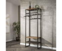 Garderobemeubel roede Luno - Drift Brown Powdercoated