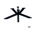 Spider onderstel voor rechtoek/ovaal tafel metaal 185x80 cm - Zwart