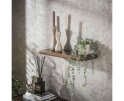 Wandplank 60 Carve - Massief acacia drift brown