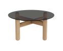 BUBLE COFFEE TABLE Ø100 CM SMOKED GLASS