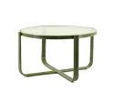 Coffee table Groovy 63x63cm - groen | BY-BOO