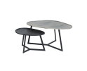 Novato salontafel, set van 2, Silver antique / Black - Mix & Match Collection